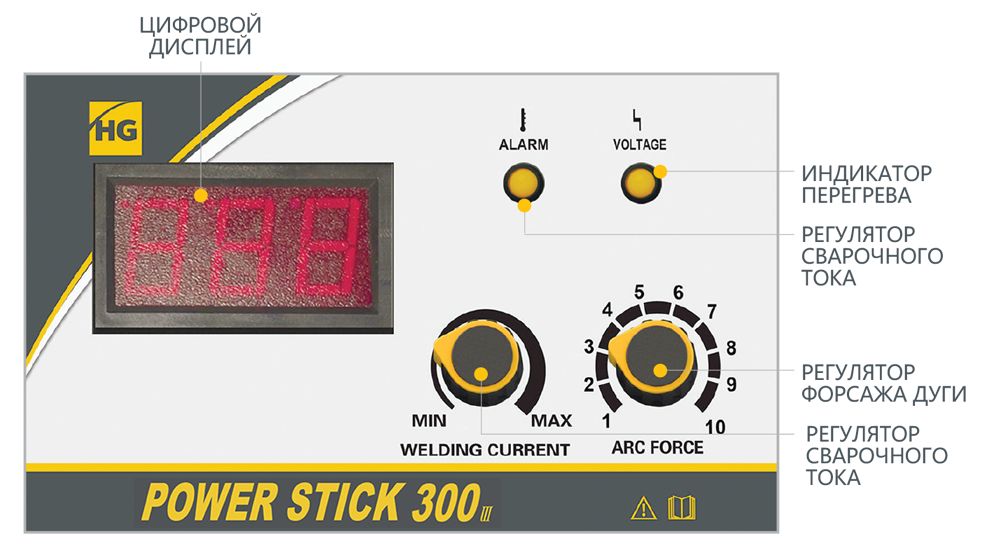 Сварочный инвертор HUGONG POWER STICK 250 III