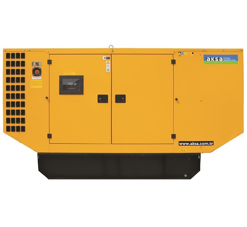 Дизельный генератор Aksa APD-110PE в кожухе