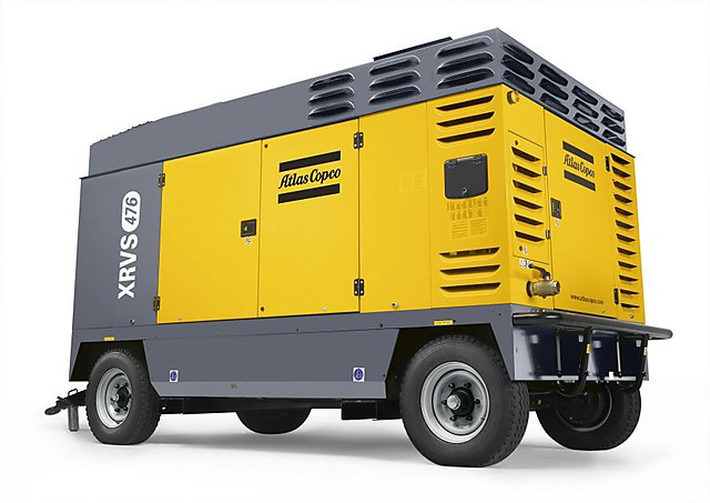 Дизельный компрессор Atlas Copco XRVS 476 CD на шасси