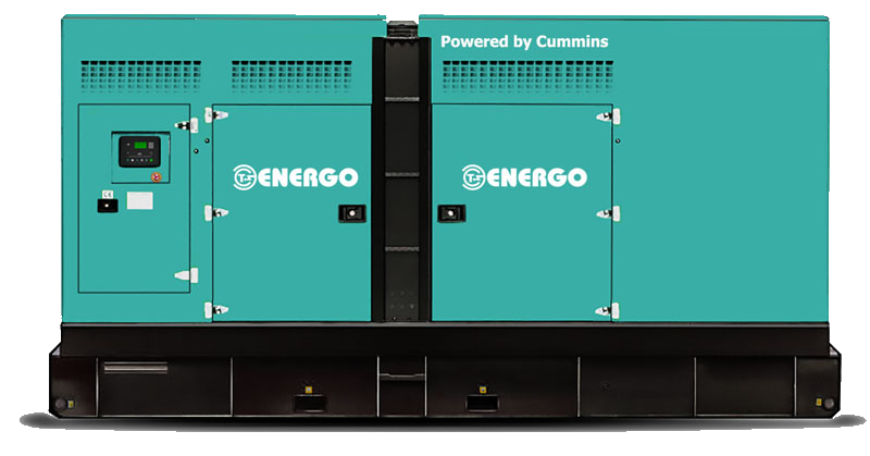 Дизельный генератор Energo AD350-T400C-S в кожухе