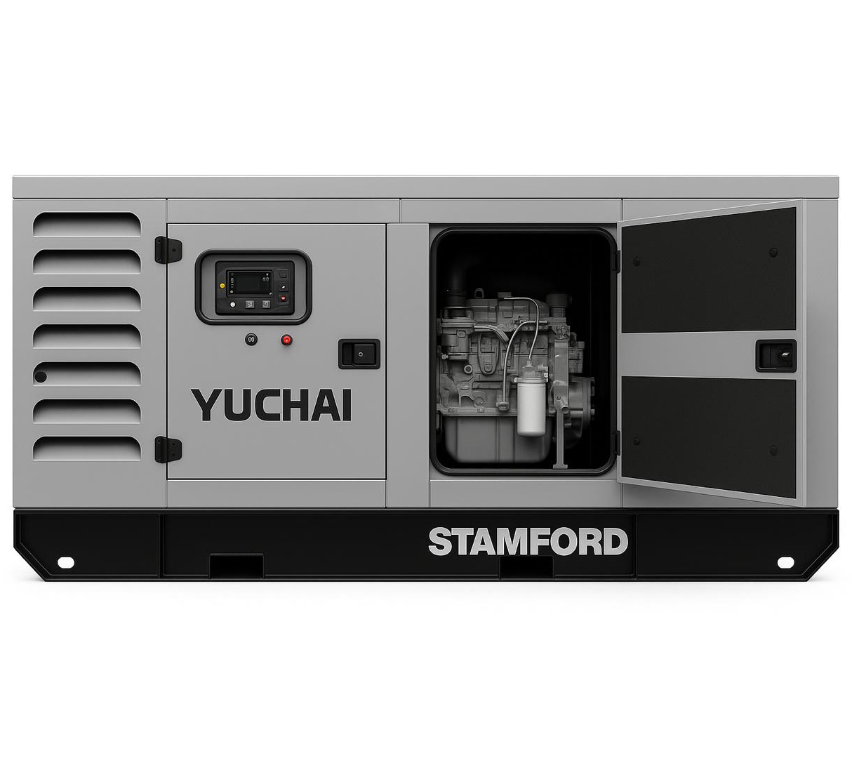 Дизельный генератор Yuchai GMP AY138 в кожухе