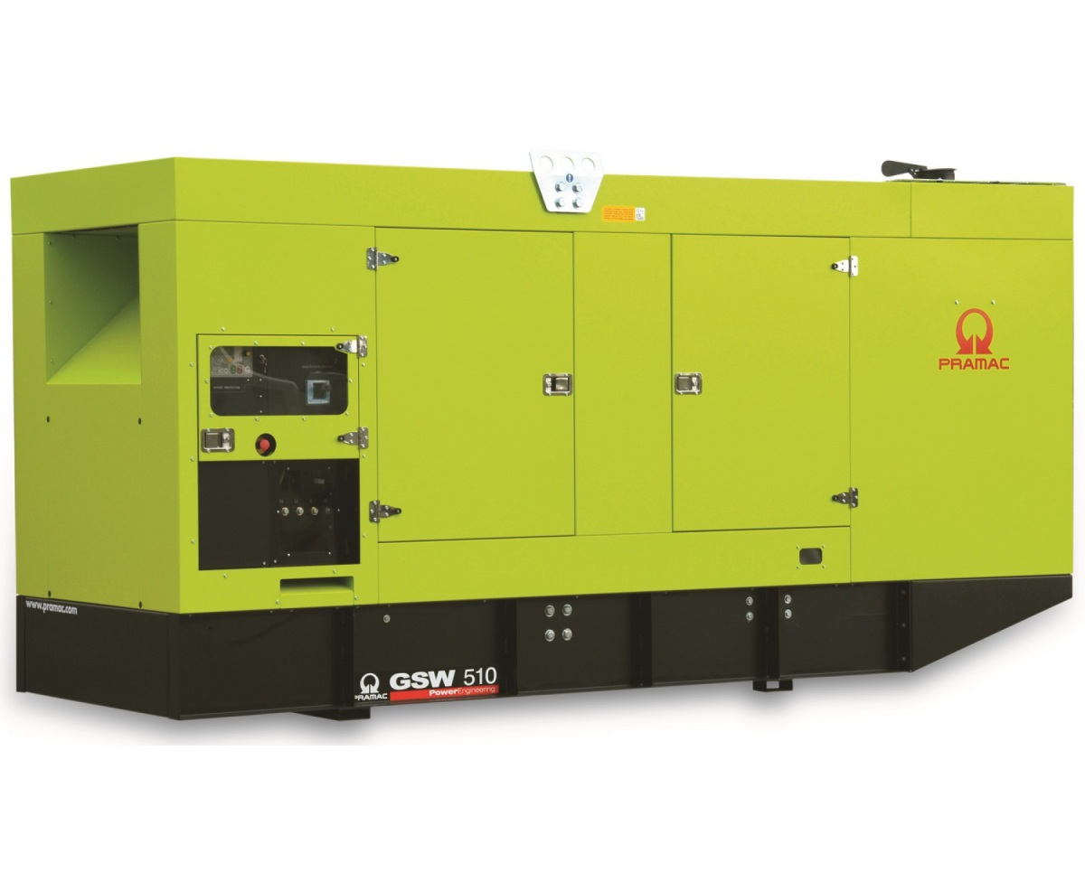 Дизельный генератор Pramac GSW 510 V в кожухе с АВР