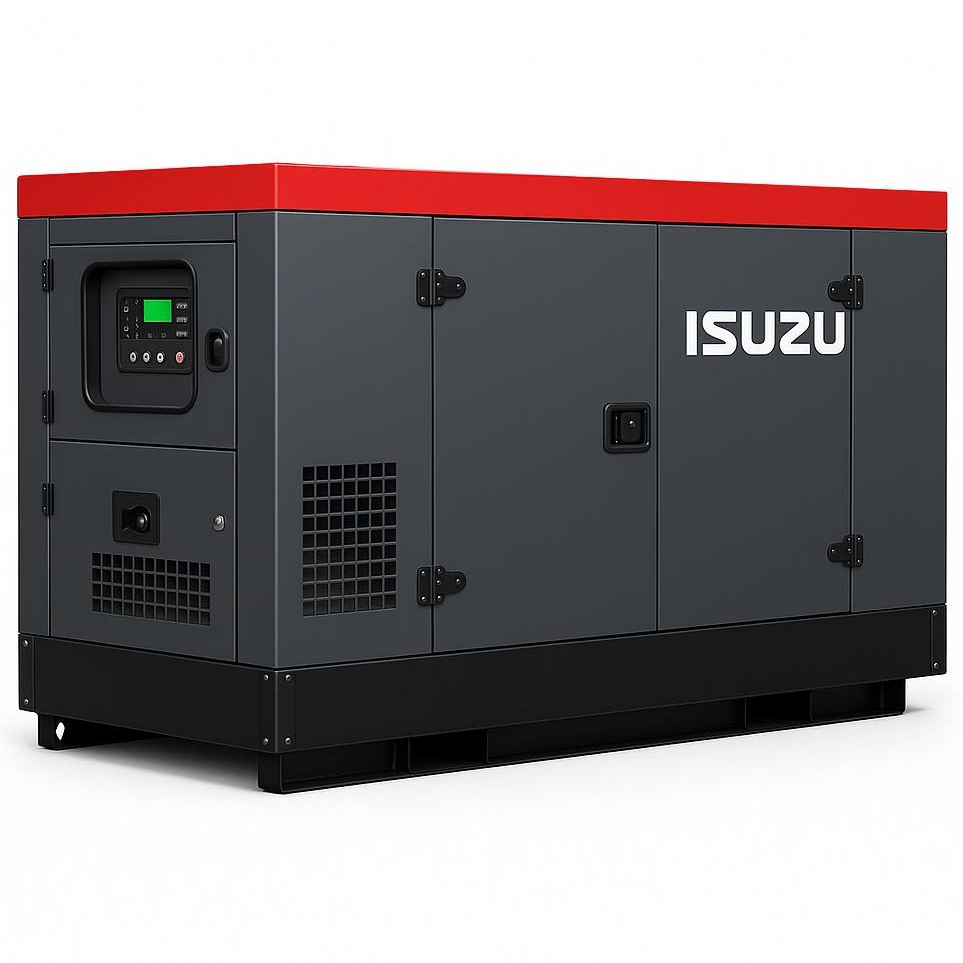 Дизельный генератор Isuzu GMP 21IA в кожухе