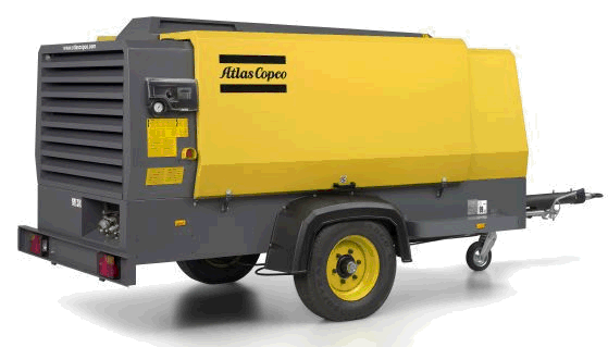 Дизельный компрессор Atlas Copco XATS 377 CD на шасси
