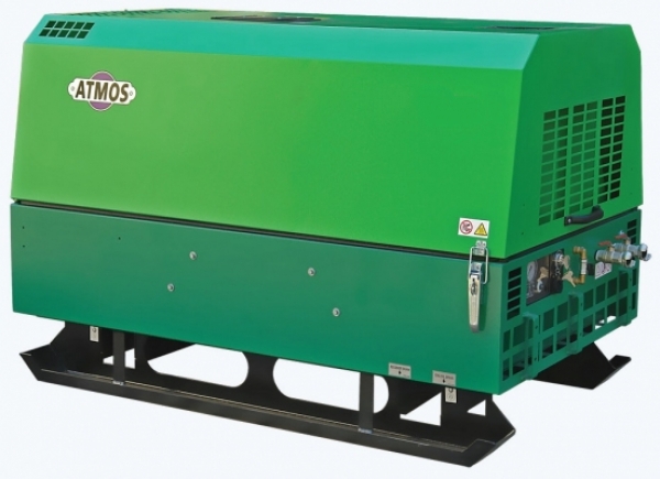 Дизельный компрессор Atmos PDP 28 7 на салазках