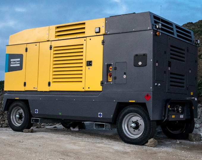 Дизельный компрессор Atlas Copco Y 1260 30 на шасси
