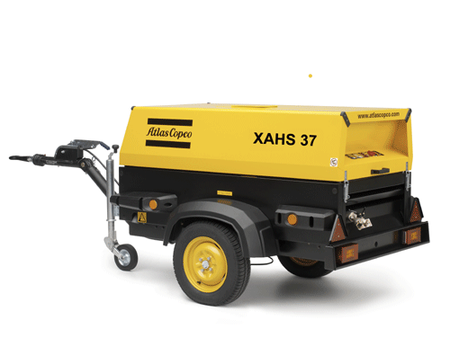 Дизельный компрессор Atlas Copco XAHS 37 DD на шасси