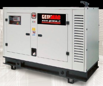 Дизельный генератор Genmac G 130I в кожухе с АВР