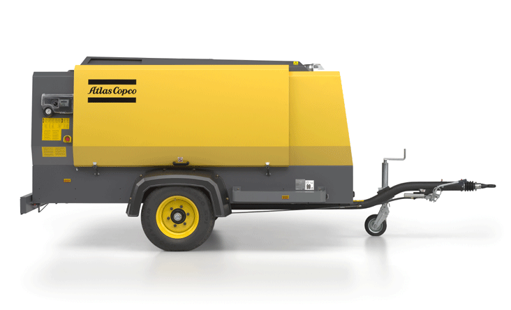 Дизельный компрессор Atlas Copco XAVS 307 CD на шасси