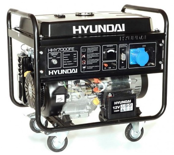 Бензиновый генератор Hyundai HHY 7000FE