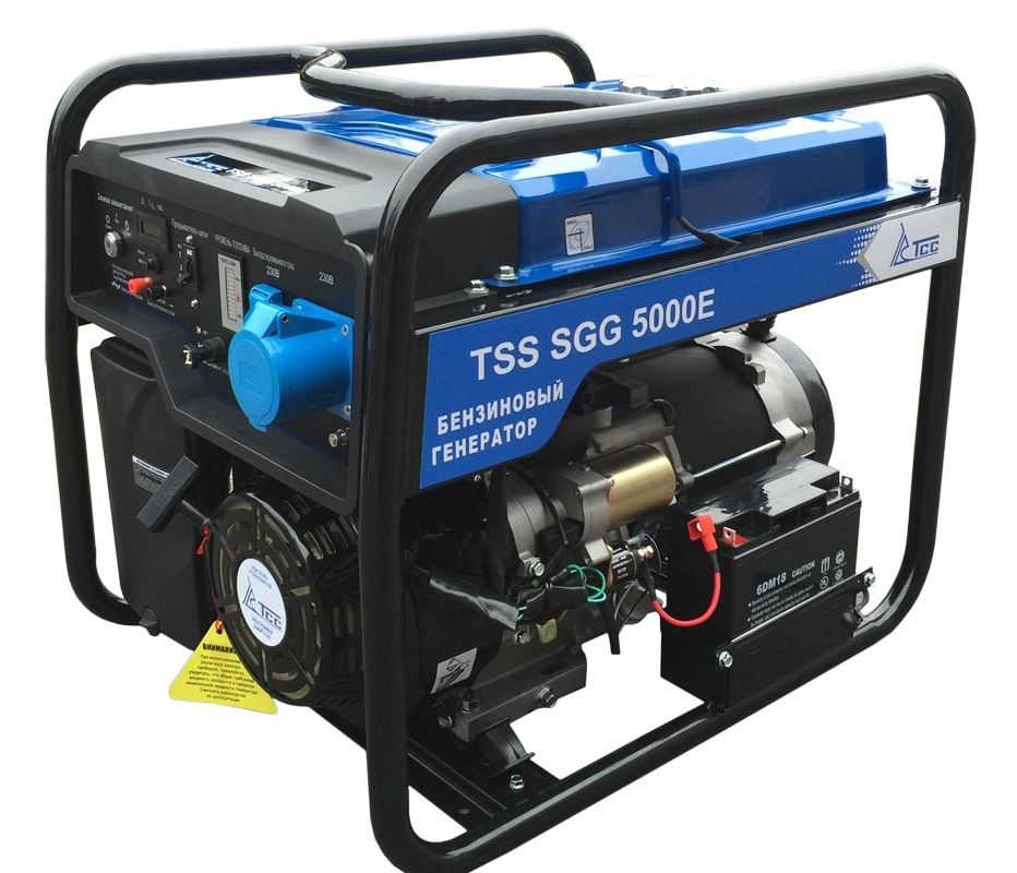 Бензиновый генератор ТСС SGG 5000 E
