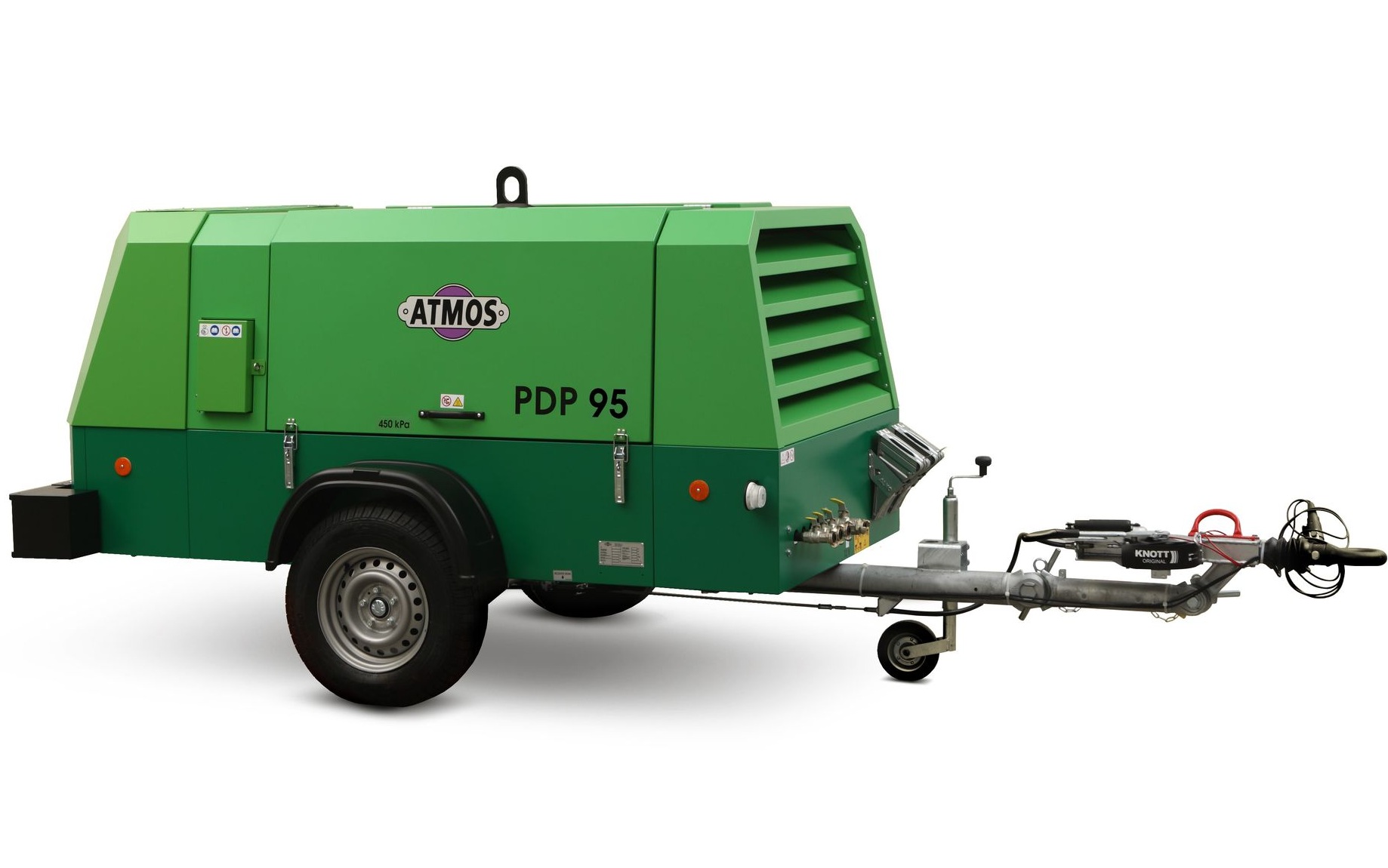 Дизельный компрессор Atmos PDP 95 7 фикс с тормозом