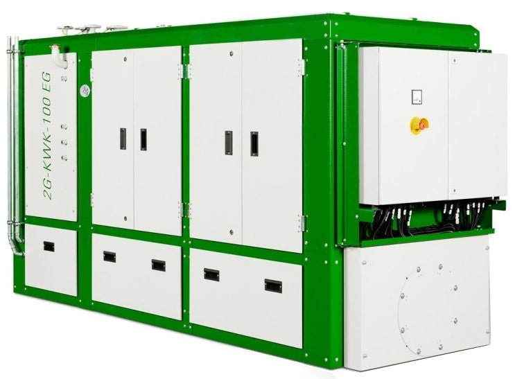 Газовый генератор 2G KWK-200 EG в кожухе