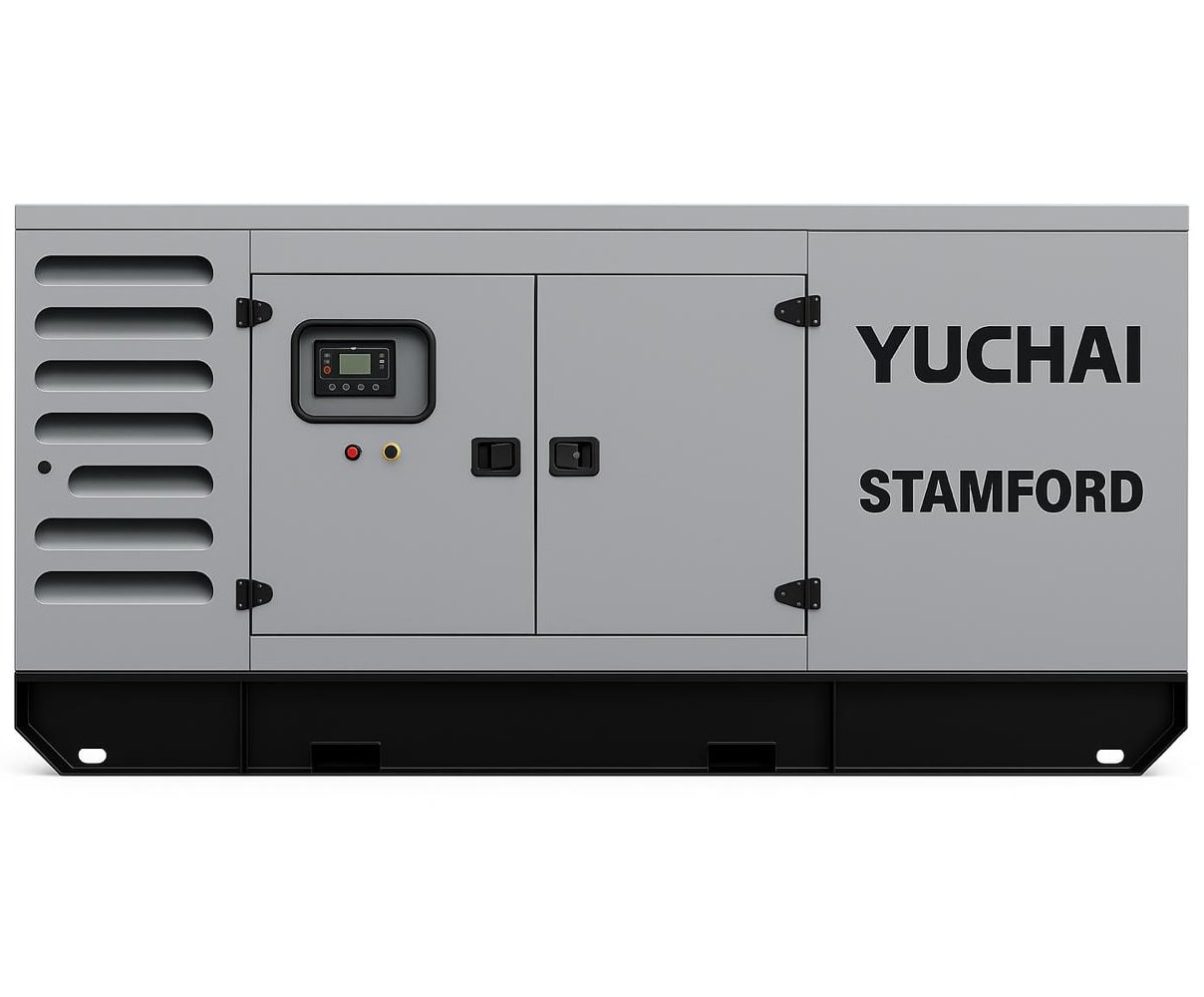 Дизельный генератор Yuchai GMP AY619 в кожухе