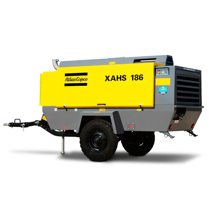 Дизельный компрессор Atlas Copco XAHS 186 DD на шасси