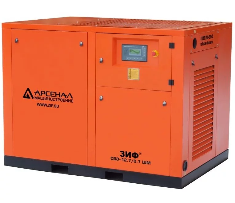 Винтовой компрессор ЗИФ СВЭ 13,0/0,4 ШМЧ-Н