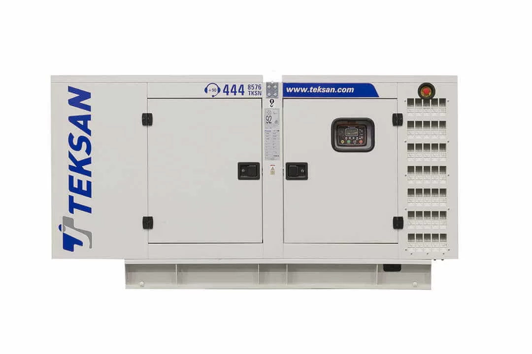 Дизельный генератор Teksan TJ90PE в кожухе