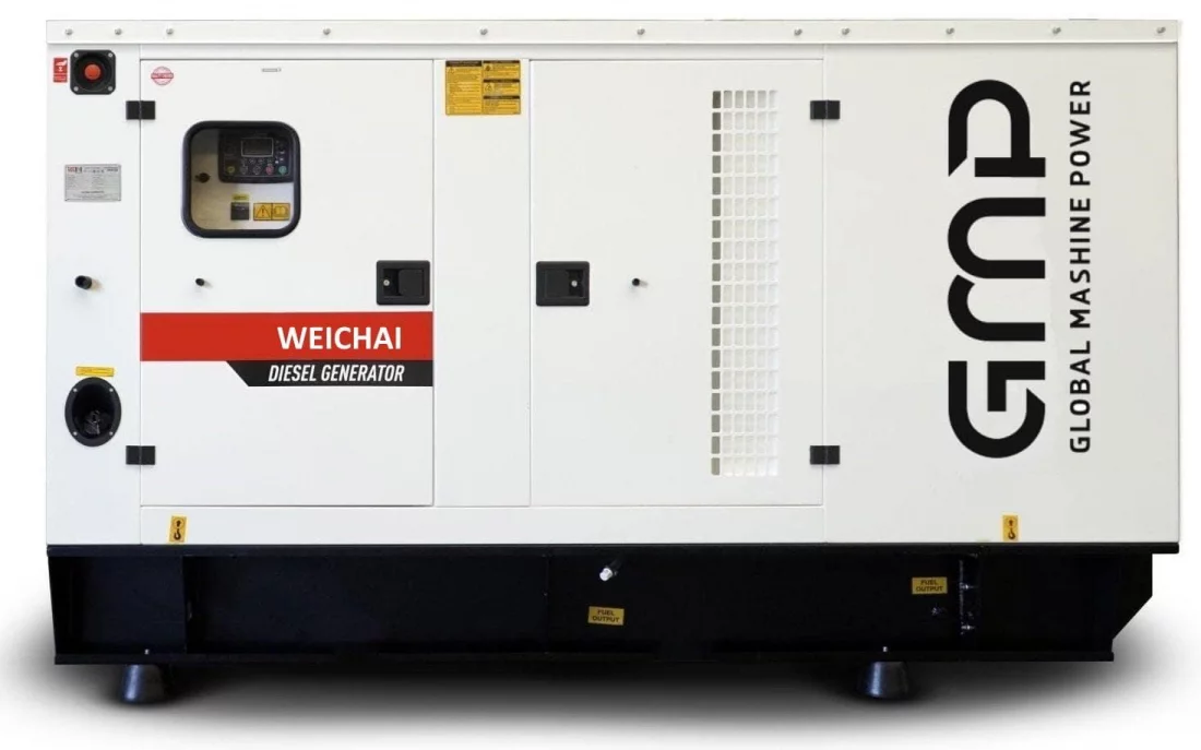 Дизельный генератор Weichai GMP 187WA в кожухе