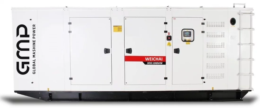 Дизельный генератор Weichai GMP 825WA в кожухе