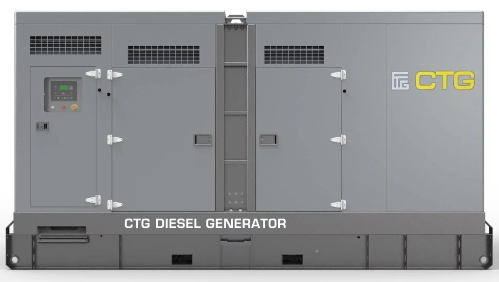 Дизельный генератор CTG 275D в кожухе