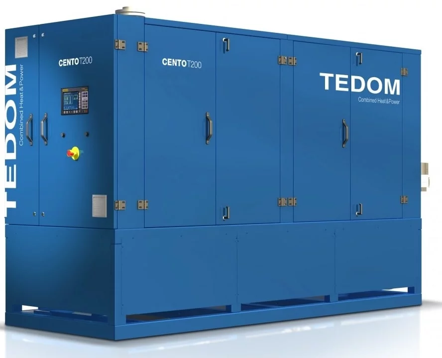 Газовый генератор Tedom Cento T180 в кожухе