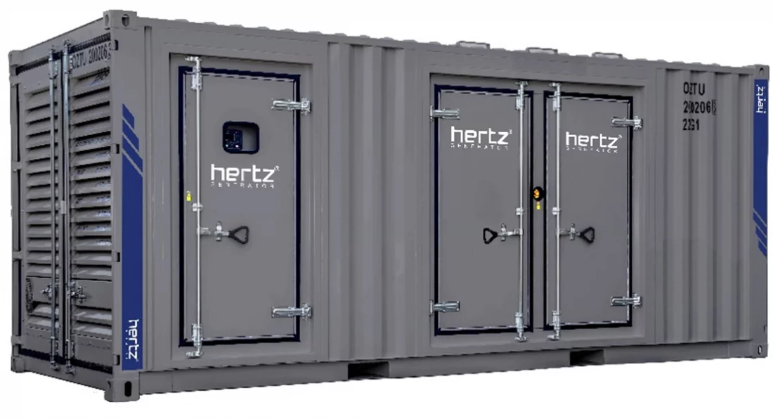 Дизельный генератор Hertz HG 825 BC в кожухе