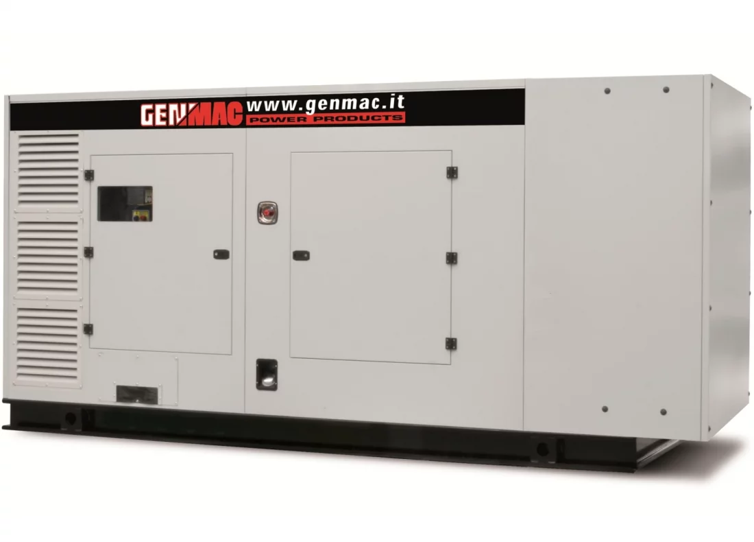 Дизельный генератор Genmac G400IS в кожухе