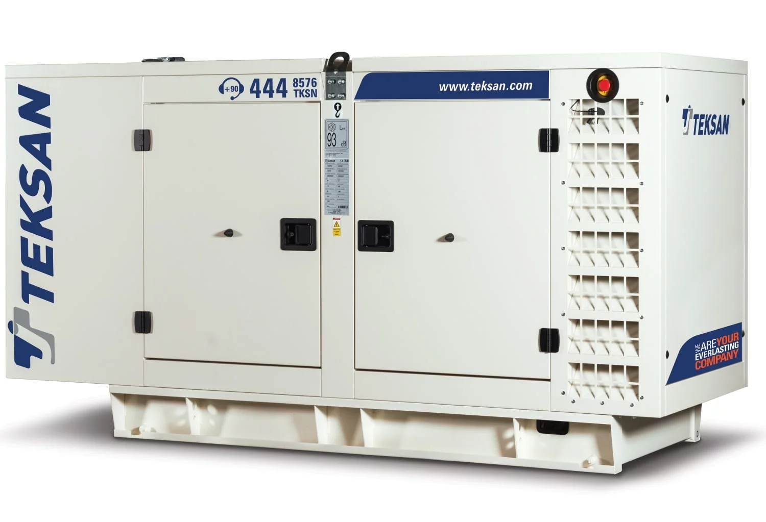 Дизельный генератор Teksan TJ45BD-1 в кожухе