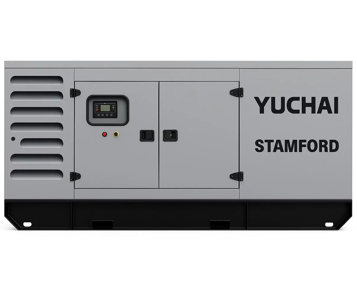 Дизельный генератор Yuchai GMP AY413 в кожухе