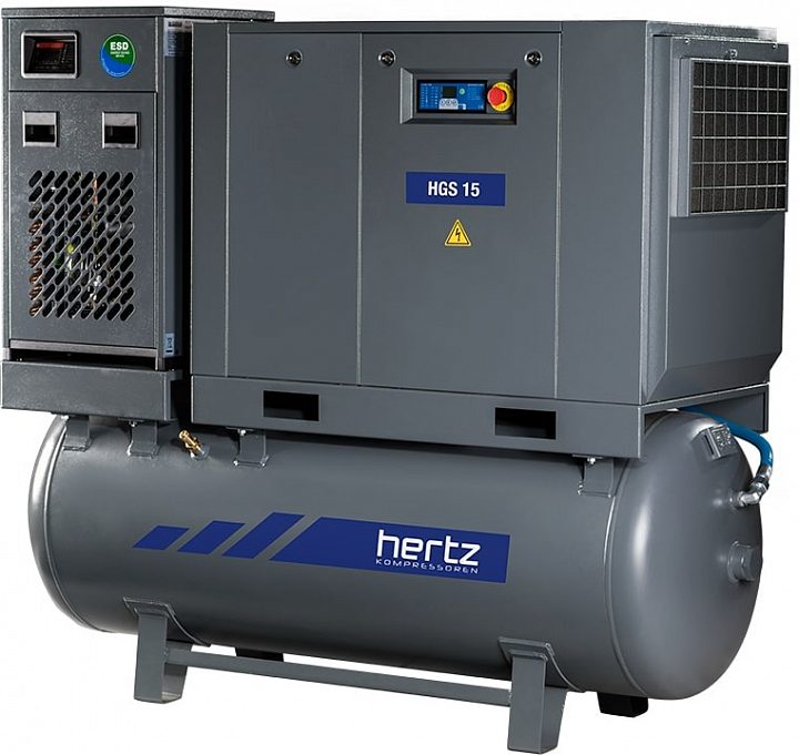 Винтовой компрессор Hertz HGS 3-7,5 250 Compact