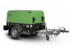 Дизельный компрессор Dalgakiran PDP 20-14 (фикс без тормоза) — фото 4