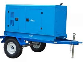 Дизельный генератор ТСС АД-30С-Т400-1РКМ10 на шасси — фото 1