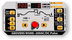 Инвертор сварочный GROVERS WSME-200 W AC/DC Puls — фото 2