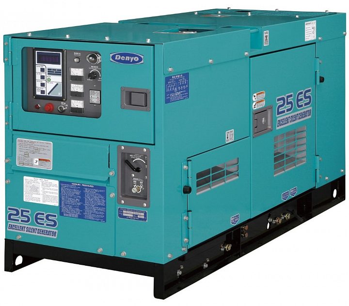 Дизельный генератор Denyo DCA-25ESI с АВР