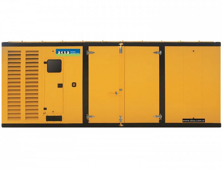 Дизельный генератор Aksa AP 825 в кожухе с АВР