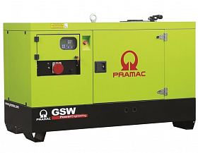 Дизельный генератор Pramac GSW 22 Y в кожухе — фото 1