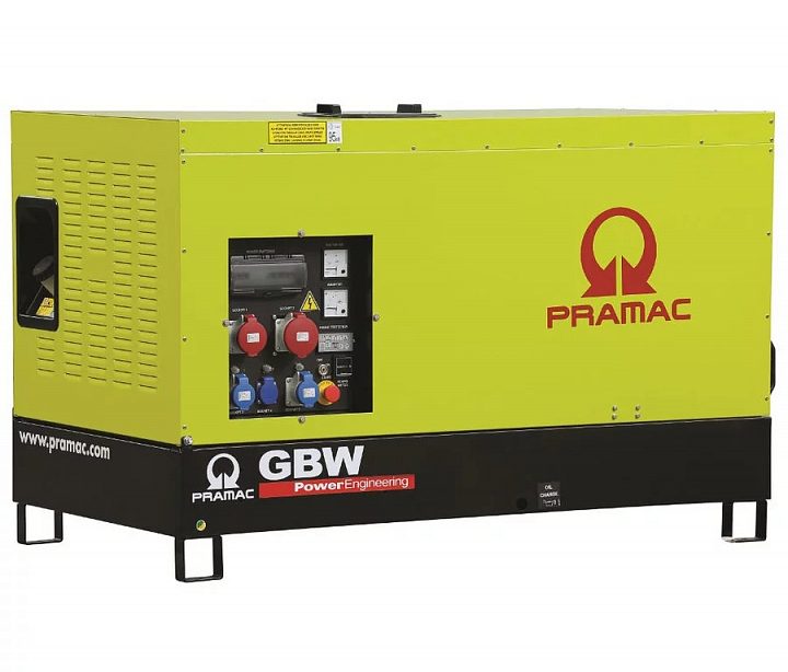 Дизельный генератор Pramac GBW 15 Y в кожухе AUTO