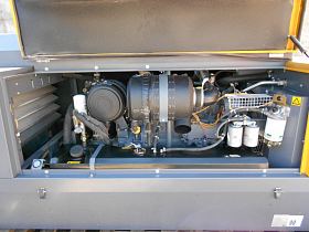 Дизельный компрессор Atlas Copco XAHS 186 DD на шасси — фото 4