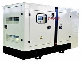 Дизельный генератор Z-Power ZP275P в кожухе — фото 1