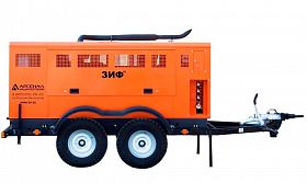 Дизельный компрессор ЗИФ ПВ-28/0,7 на шасси — фото 3