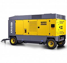 Дизельный компрессор Atlas Copco XRVS 577 CD на шасси — фото 1