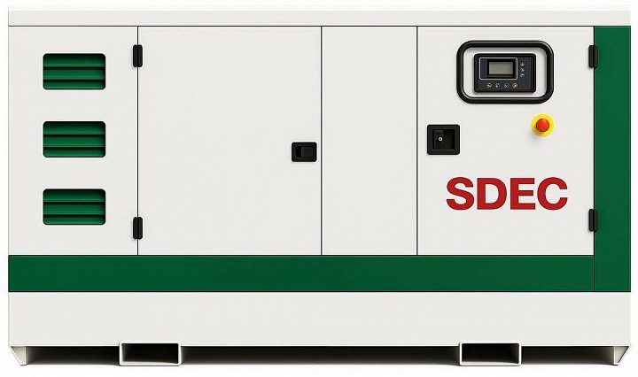 Дизельный генератор SDEC GMP 908SD в кожухе