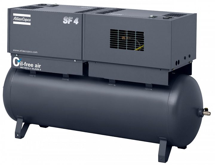 Спиральный компрессор Atlas Copco SF6 10P SKID TWIN (500l)