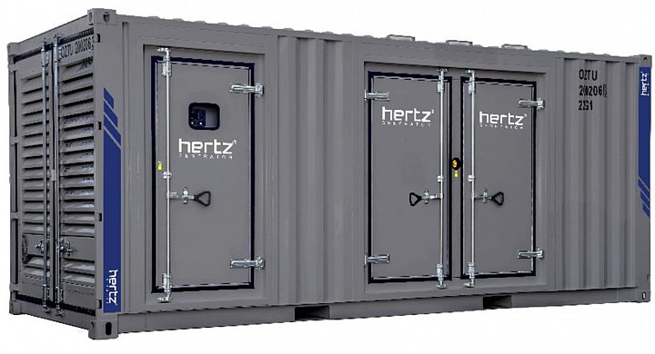 Дизельный генератор Hertz HG 1275 BC в кожухе с АВР