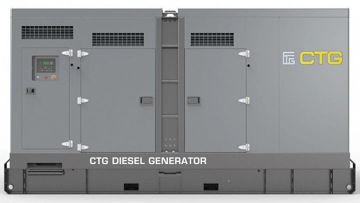 Дизельный генератор CTG 55C в кожухе с АВР