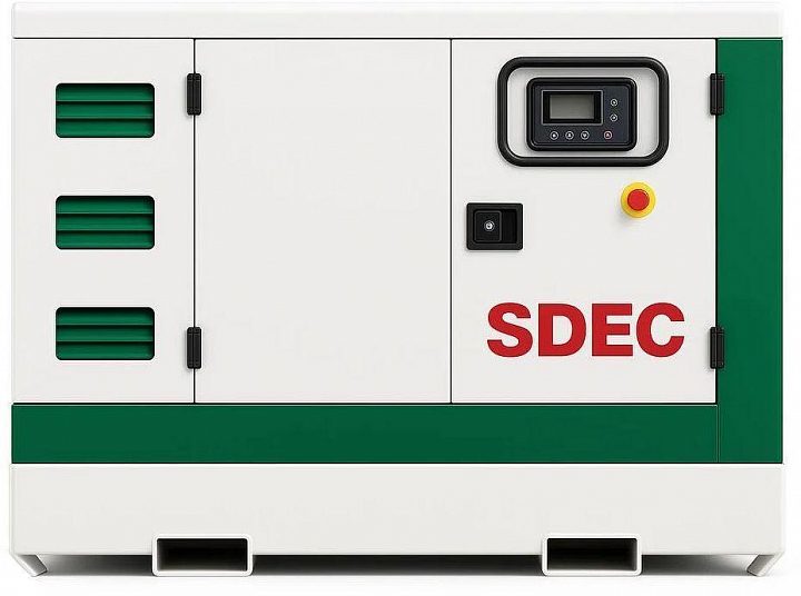 Дизельный генератор SDEC GMP 16SD в кожухе