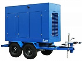 Дизельный генератор ТСС АД-200С-Т400-1РПМ2 на шасси — фото 1