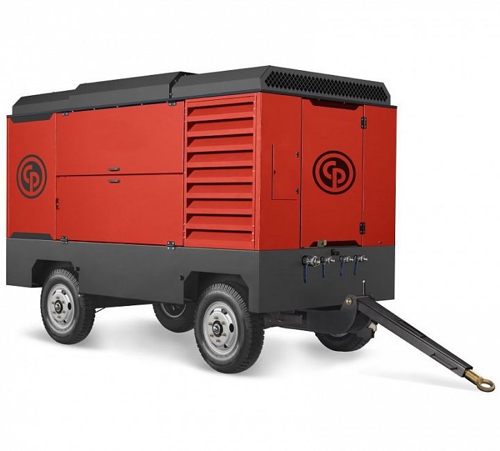 Винтовой компрессор Chicago Pneumatic CPS 600 Е на шасси