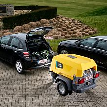 Дизельный компрессор Atlas Copco XAHS 38 на шасси — фото 4