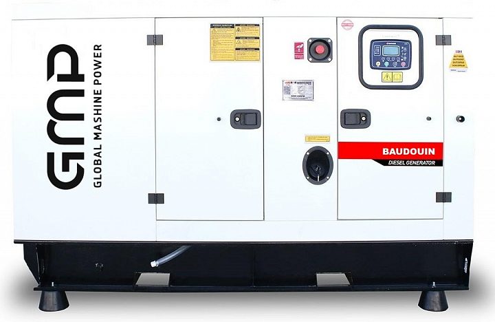 Дизельный генератор Baudouin GMP 88BM в кожухе